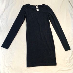 Gray long sleeve dress